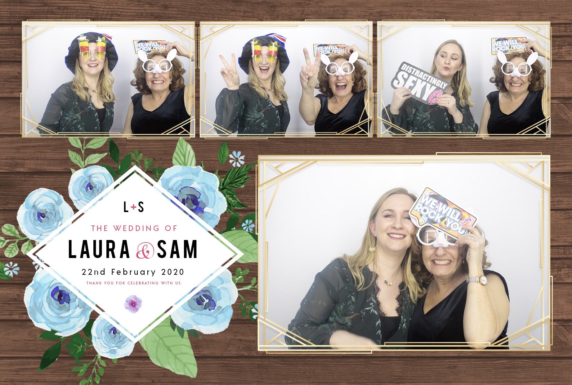 Laura and Sam's Wedding | View more photos from the event at gallery.myphotoboothexperience.co.uk/u/MyPhotoBoothExperienceLtd/Laura-and-Sams-Wedding